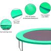 ZGFUSVFD 6ft, 8ft, 10ft, 12ft, 13ft, 14ft, 16ft Replacement Trampoline Surround Pad, Safety Guard Spring Cover Edge Protection, Trampoline Replacement Pad Padding Surround Pads, Green view 4