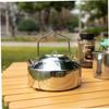 BESPORTBLE Camping Tea Pot Stainless Steel Kettle Portable Multi-function Stovetop Water Pot for Ergonomic Handle for Hiking and Camping Supplies view 3