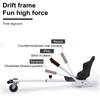 Hoverboards Seat Attachment, Hoverboards Go Kart Attachment for Kids & Adults, Accessory for Self Balancing Scooter, Fit for 6.5" 8" 10" Hoverboards Ideal Gift (White) view 3