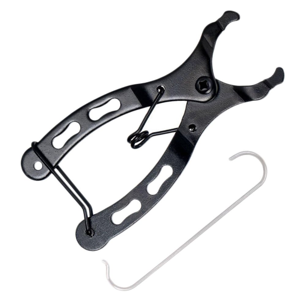 balacoo Repairing Tools Chain Link Removal Link Pliers Friction Shifter Chain Plier Quick Link Padded Shorts Chain Repair Tool Bike Feet Holders for Stretching Tools for Wrench, 9.2X4X0.5cm, Black