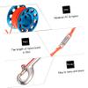 KOMBIUDA 1set Scuba Diving Spool Aluminum Alloy Line Reel Signal Buoy Line for Cave Diving Search Recovery Essential for Underwater Navigation view 4