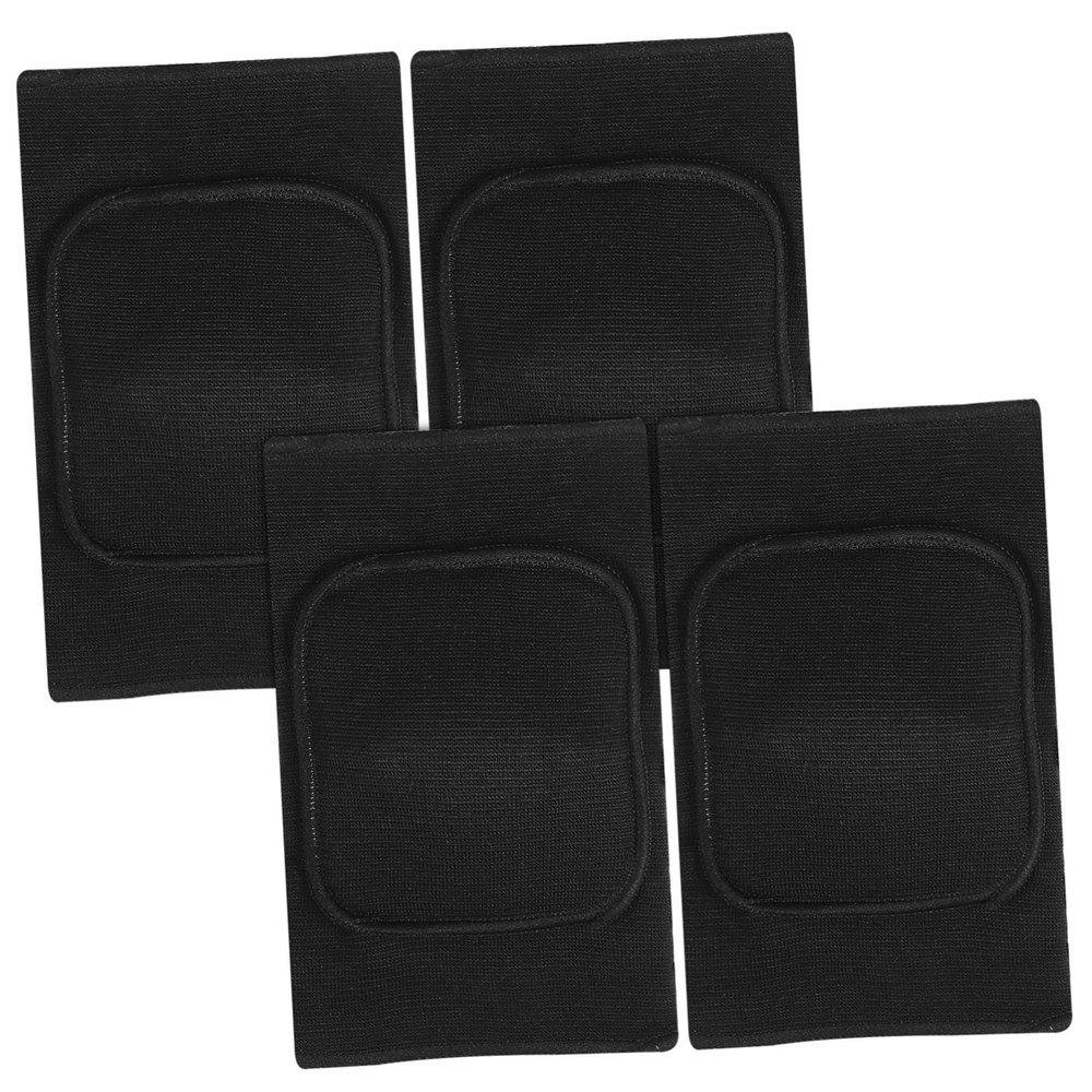 HAPINARY 2pairs Protective Knee Pads Soft Sponge Guards for Yoga Dance Volleyball and Wrestling Breathable Durable Comfortable Fit for Men and Women