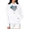 G-III Sports Women's White Philadelphia Eagles Heart Graphic Fleece Pullover Hoodie view 4