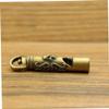 WHAMVOX Copper Whistle Pendant Skull Design Portable Outdoor Whistle for Hiking Camping and Survival Keychain Functionality view 3