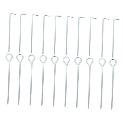 Balacoo 20pcs Campsite Tack Outdoor Tool Iron, 22X3.3CM, Silver, N5629FKTGY18J