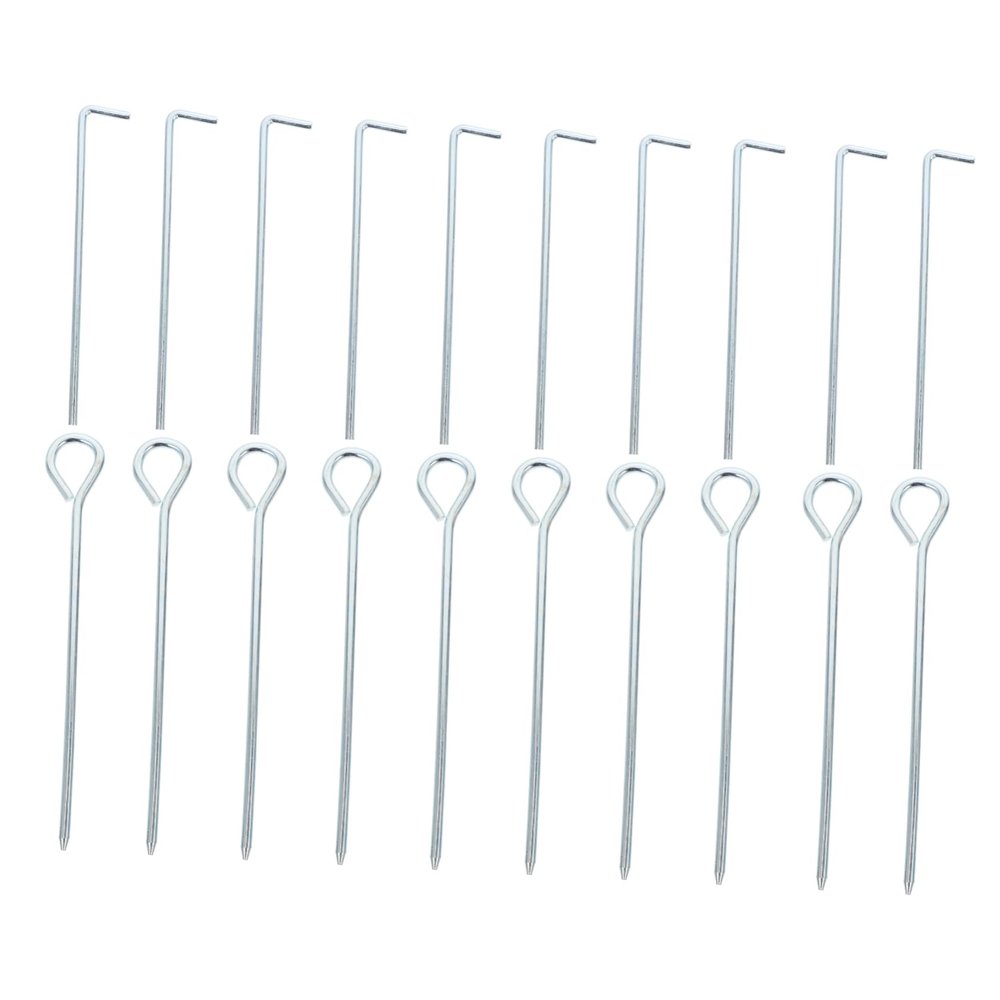 Balacoo 20pcs Campsite Tack Outdoor Tool Iron, 22X3.3CM, Silver, N5629FKTGY18J