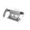 balacoo Fork Mount Bike Mount for Fork Holder Bike Front Wheel Holder Rv Bike Rack Car Accessories for Frame Thru Axle Rack Luggage Rack Bike Fork Accessories Securing Clip The Roof Travel, Silver view 2