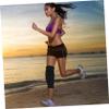 WHAMVOX High Elastic Shin Guard Socks Calf Sleeves Breathable Mesh Football Shin Guard Sleeves for Running Jogging and Sports Activities view 3