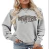I Don'T Do Winter Very Well Sweatshirts funny letter Graphic Print Long Sleeve Shirt Pullover Gift Tops Blue (Color : Grey, Size : Medium) view 1