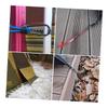 POPETPOP 6pcs Camping Accessories Tent Elastic Rope Clips Elastic Rope Buckle Hook for Outdoor Use Random Color view 1