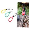 POPETPOP 6pcs Camping Accessories Tent Elastic Rope Clips Elastic Rope Buckle Hook for Outdoor Use Random Color view 4