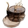 Cabilock Swan Shape Jewelry Box Elegant Jewelry Organizer for Earrings and Necklaces Lightweight Material for Home Display and -giving Ice Tea view 1