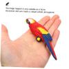2pcs Magnetic Parrot Sticker for Refrigerator Animal Fridge Magnet Decor view 2