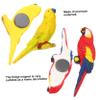 2pcs Magnetic Parrot Sticker for Refrigerator Animal Fridge Magnet Decor view 3