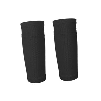 WHAMVOX High Elastic Shin Guard Socks Breathable Mesh Calf Sleeves for Football Running Exercise Black Sweat Absorption Calf Muscle Support