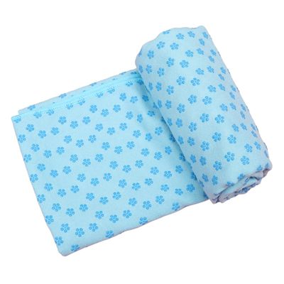 WHAMVOX 1pc - Yoga Mat Plum Blossom Dots Lightweight Exercise Blanket for Fitness and Stretching Lake