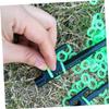 POPETPOP 100pcs Silicone Night Ring for Tent Pegs Dark Nail Ring Safe Reminders Easy to Use for Camping and Travel view 2