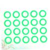 POPETPOP 100pcs Silicone Night Ring for Tent Pegs Dark Nail Ring Safe Reminders Easy to Use for Camping and Travel view 3