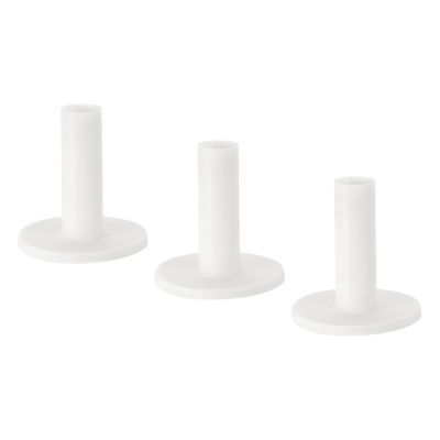 PATIKIL 2.4 Inch Rubber Golf Tee, 3 Pack Tall Training Driving Range Tee Stable Ball Holder for Outdoor Indoor Hitting Mat, White