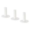 PATIKIL 2.4 Inch Rubber Golf Tee, 3 Pack Tall Training Driving Range Tee Stable Ball Holder for Outdoor Indoor Hitting Mat, White view 1