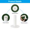 PATIKIL 2.4 Inch Rubber Golf Tee, 3 Pack Tall Training Driving Range Tee Stable Ball Holder for Outdoor Indoor Hitting Mat, White view 3