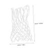 POPETPOP 2pcs Nylon Braided Basketball Net Replacement Heavy Duty for Basketball Rim Backboard Weatherproof School Sports Courts view 2