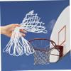 POPETPOP 2pcs Nylon Braided Basketball Net Replacement Heavy Duty for Basketball Rim Backboard Weatherproof School Sports Courts view 3