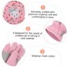 WHAMVOX 1pair Boys and Girls Ski Gloves Warm Snow Mittens Cartoon Design Boy Girl-Friendly for Skiing and Outdoor Activities view 2