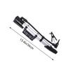 WHAMVOX Bike Floor Pump Portable Aluminum Alloy High Volume Pump for Road Mountain Inflates Lightweight Design Lockable Feature view 2