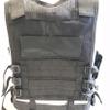 3Skull Light Weight Upgraded Tactical Airsoft or Paintball Vest - Duty Belt, Pistol Holster, 9 Pouches - Black, One Size view 4