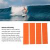 SPYMINNPOO Surfboard Traction Pad,4Pcs Surfboard Traction Pads Surfing Front Traction Anti Slip Pad for Skimboards Kayak (Orange) view 2