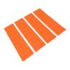 SPYMINNPOO Surfboard Traction Pad,4Pcs Surfboard Traction Pads Surfing Front Traction Anti Slip Pad for Skimboards Kayak (Orange) view 4
