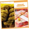 NineFit Basics 4rolls Gold Elastic Cord Decorative Craft Rope for Packaging Wrapping and Crafts and Stretchy Twine for Secure Binding Elegant Gold view 3