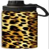 Golden leopard print design design Sports Leak Proof Water Bottle 18 oz, Insulated Water Bottles for Bicycles,Fitness,Yoga,Hiking etc.Golden view 1