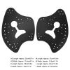 Alomejor Adjustable Swimming Hand Paddles for Men Women Children, Axe Shaped, Dual Sided Ideal for Swimming Training (Black) view 2