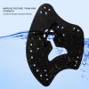 Alomejor Adjustable Swimming Hand Paddles for Men Women Children, Axe Shaped, Dual Sided Ideal for Swimming Training (Black) view 3