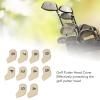 Alomejor 10PCS Putter Protective Covers PU Headcover for Entertainment and Training Needs (Beige) view 2