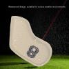 Alomejor 10PCS Putter Protective Covers PU Headcover for Entertainment and Training Needs (Beige) view 3