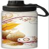 NineFit Basics leaves in box design Insulated Water Bottles 18 oz - Double Wall Vacuum Insulated Sports Water Bottle,Leak Proof, Yellow, 164-bwb0324bb350014-04 view 1