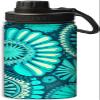 NineFit Basics Blue green floral design design Sports Leak Proof Water Bottle 18 oz, Insulated Water Bottles for Bicycles,Fitness,Yoga,Hiking etc.Blue and green, 140-bb0324bwb350008-13 view 1
