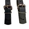 JR Rough Stock Leather Spur Strap (Black) Youth Rodeo Equipment for Bull Riding, Bareback and Saddle Bronc - Crafted with Durable Leather - Made in The USA view 2