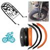 ZSYALY Fat Bike Fenders Set Front Rear Mudguards for MTB Off-Road Cycling Fenders Kit Bike Wings Full Coverage (20~26 * 4 inch) (Grey, 26inch) view 4