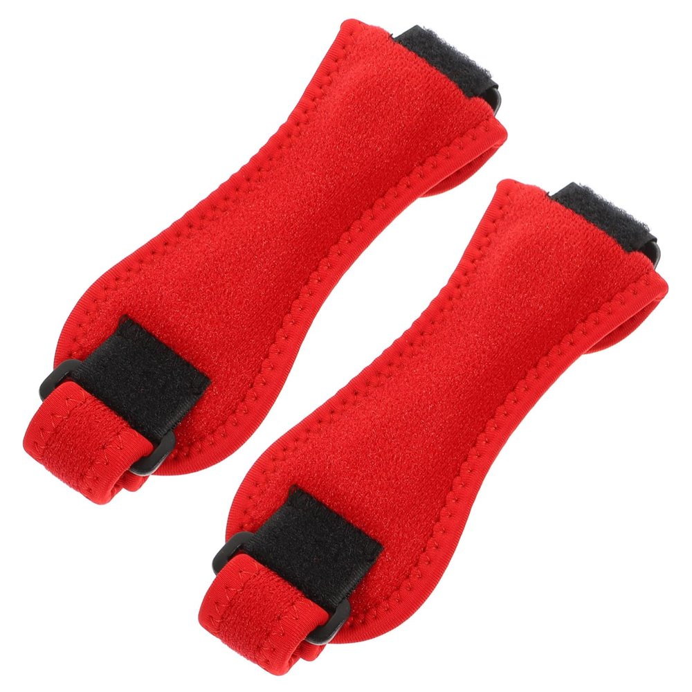 FRCOLOR 2pcs Knee Brace Compression Patella Strap for Weightlifting Pain Relief Adjustable Breathable