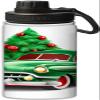 Car with christmas tree design Sports Leak Proof Water Bottle 18 oz,Durable Double Walled Stainless Steel - Gym Bottles,Insulated Reusable Water Bottle,Hot Cold,Green view 1