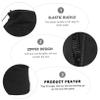WHAMVOX 1pair Non- Cycling Shoe Covers Overshoes for Rain and Mud Reusable Boot Covers Black view 2