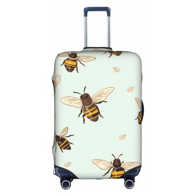 ZLYYXY Suitcase Cover Cute Honey Beetravel Luggage Cover Suitcase Protector Covers With Zip Washable For18in-32in Luggage