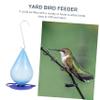 Sosoport Hanging Bird Feeder Feeding Tray for Outdoor Use Automatic Hummingbird Food Dispenser for Garden and Backyard Decoration Easy to Refill and Clean view 2