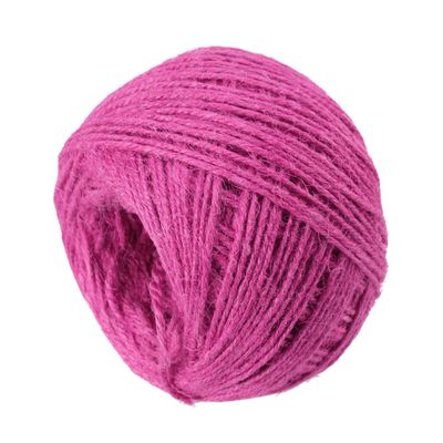 Hohopeti Natural Cord Jute Twine String Rope 2mm x 100m Multi-Color for Arts Crafts DIY Wedding Party Home Decor