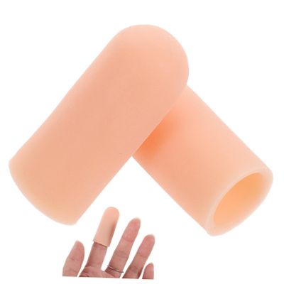 Gel Finger Protectors 2 Pack Silicone Sleeves for Sewing