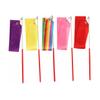 Cabilock 5pcs Boy Girl Dancing Ribbon Streamers for Rhythmic Gymnastics Performance Ribbons with Lightweight Handles for Dance Training Parties and Artistic Activities